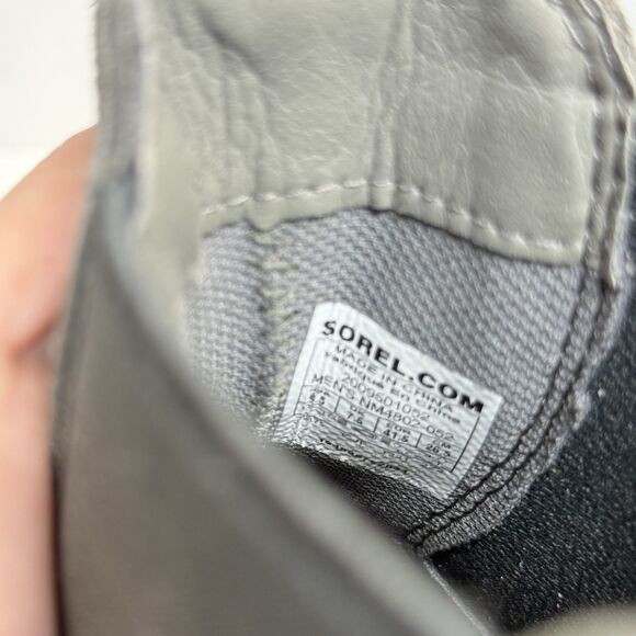 Sorel Men’s Hi Line Waterproof Suede Chelsea Ankle Grey Boots Sz 8.5 New - Picture 9 of 9